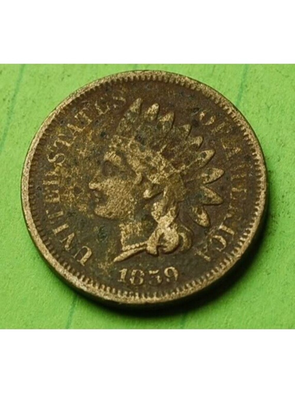 🔥X394 1859 Indian Head Cent Penny 1c 🔥CIVIL WAR ERA WOW!!